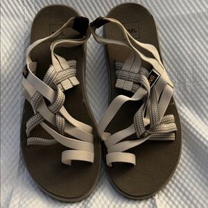 Teva Women's Sandals in Cream and Gray